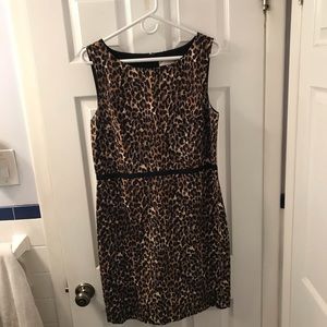 Loft leopard print dress